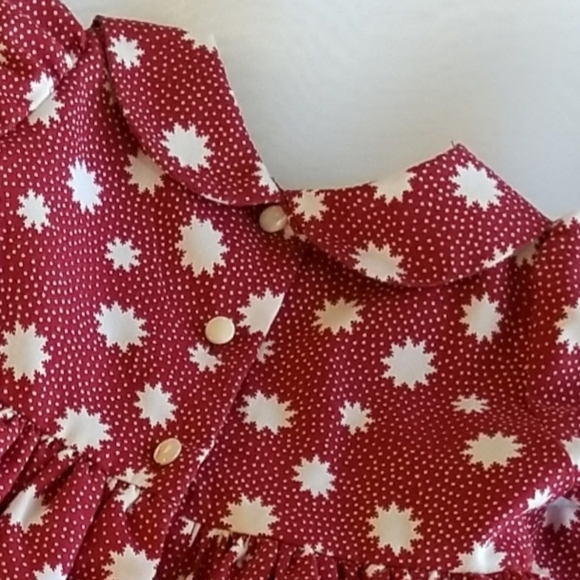 Baby CZ Dress Red|White Baby Girls 18-24 months - Picture 6 of 9